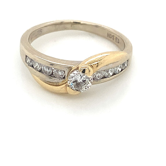 Diamond Bezel Set Ring