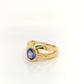 Sapphire Bezel Set Ring