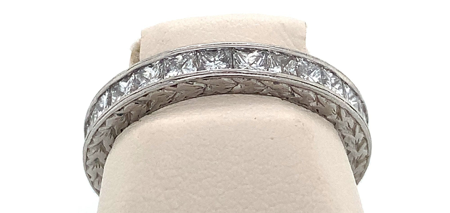 Princess Cut Diamond Eternity Band Ring