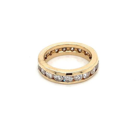 Channel Set Eternity Band