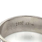 19K White Gold Double Edged Diamond Eternity Band