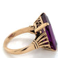 Amethyst Solitaire Ring