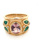 Tourmaline and Emerald Ring