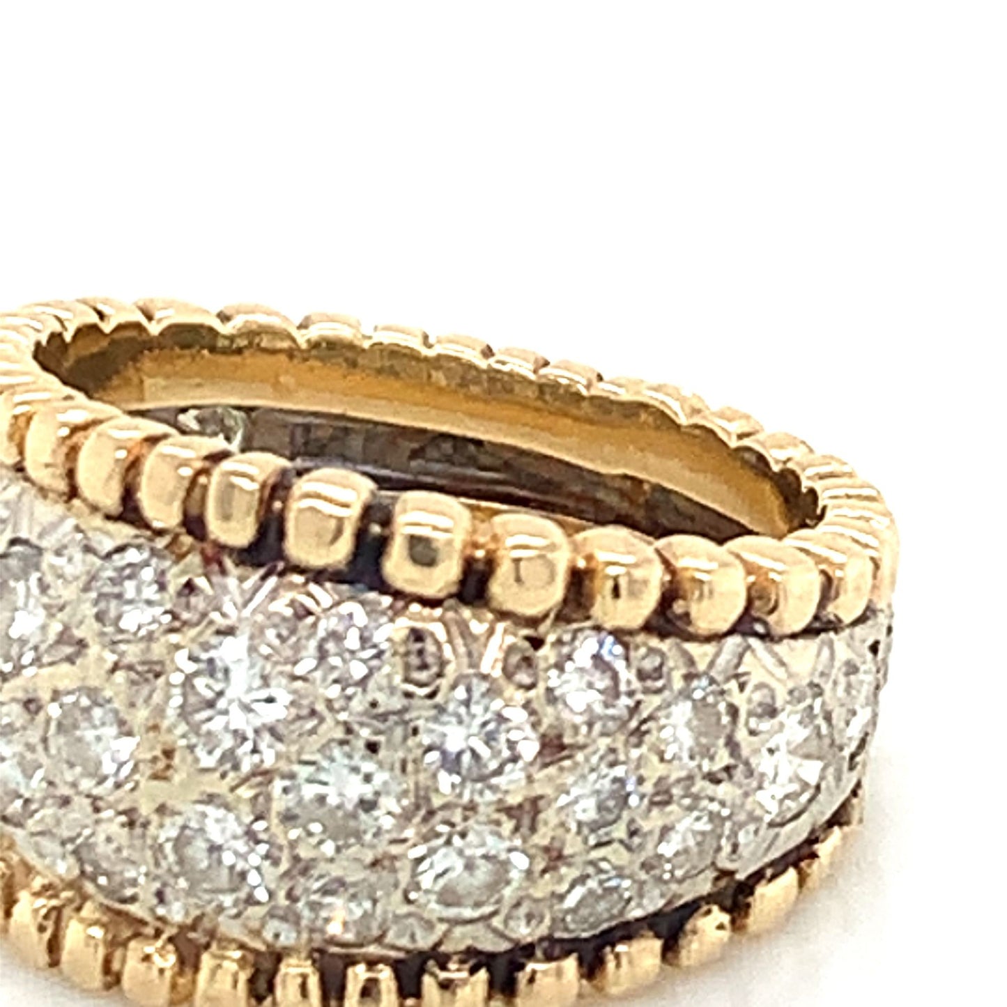 Pave Set Diamond Ring