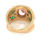 Tourmaline and Emerald Ring