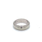 19K White Gold Double Edged Diamond Eternity Band