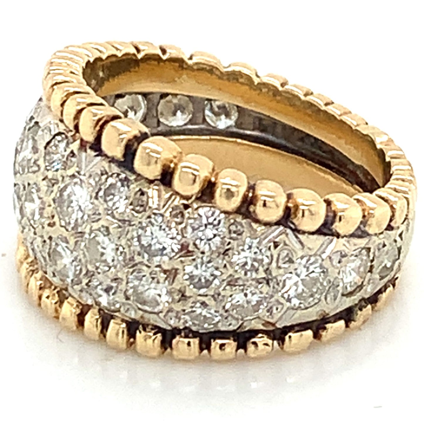 Pave Set Diamond Ring