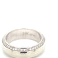19K White Gold Double Edged Diamond Eternity Band