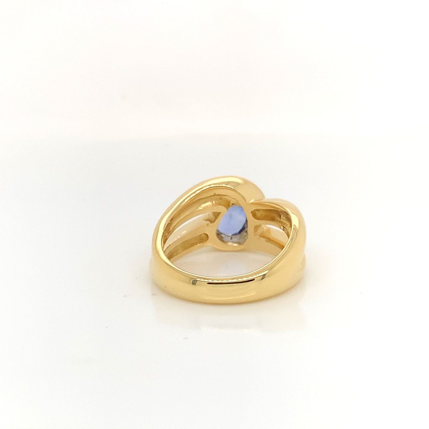 Sapphire Bezel Set Ring