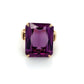 Amethyst Solitaire Ring