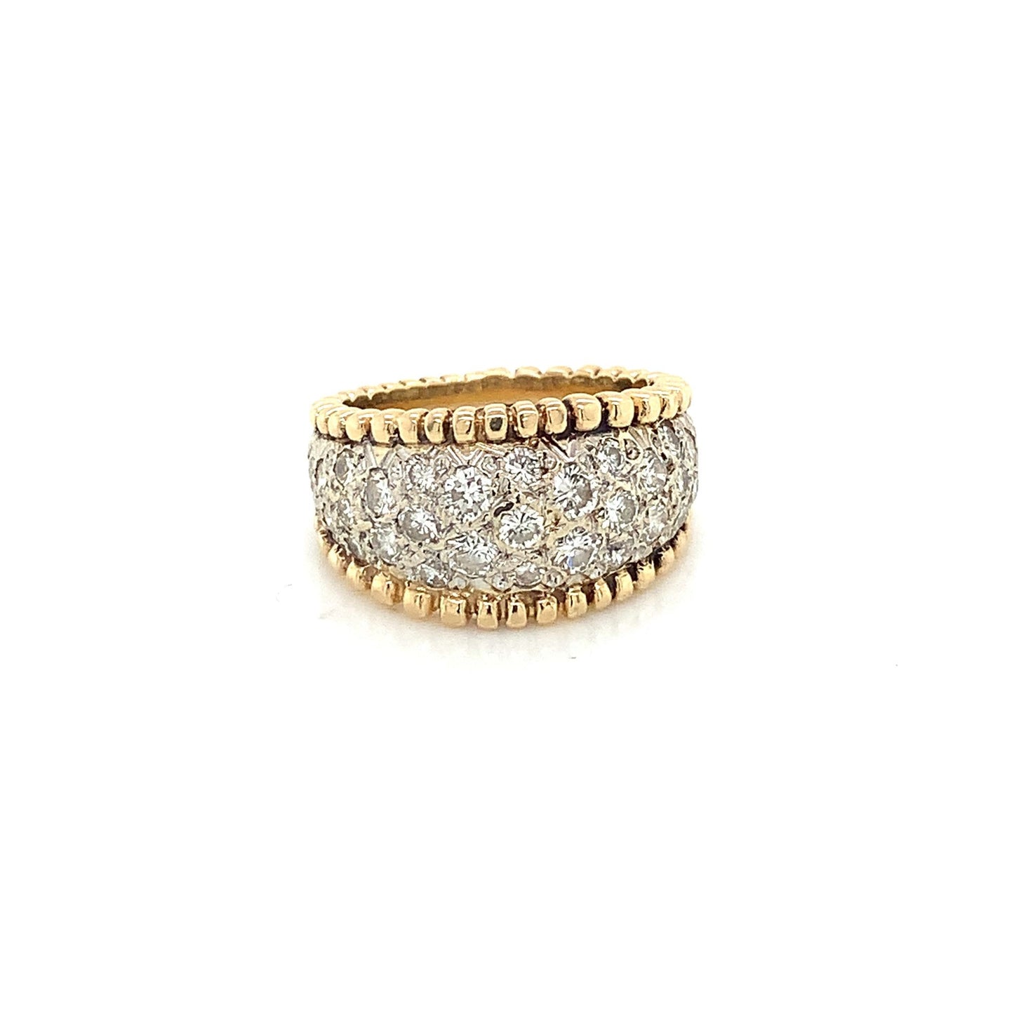 Pave Set Diamond Ring