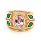 Tourmaline and Emerald Ring