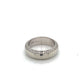 19K White Gold Double Edged Diamond Eternity Band