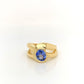 Sapphire Bezel Set Ring